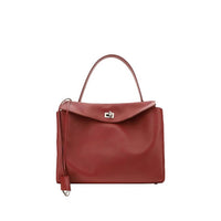 Balenciaga - Women's Rodeo Leather Shoulder Bag - bags - handbags - red
