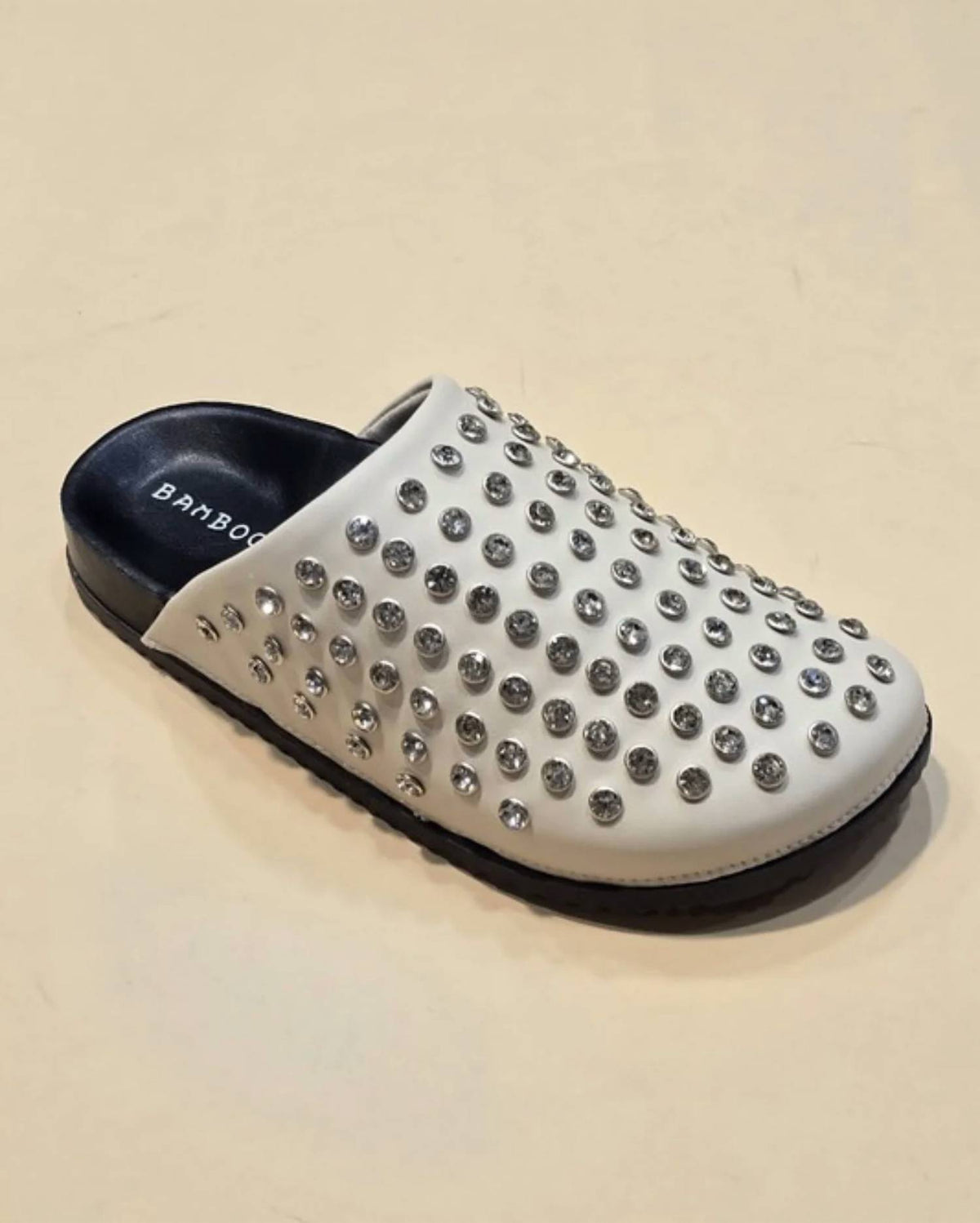 Bamboo - Women's Rhinestone Stud Clogs