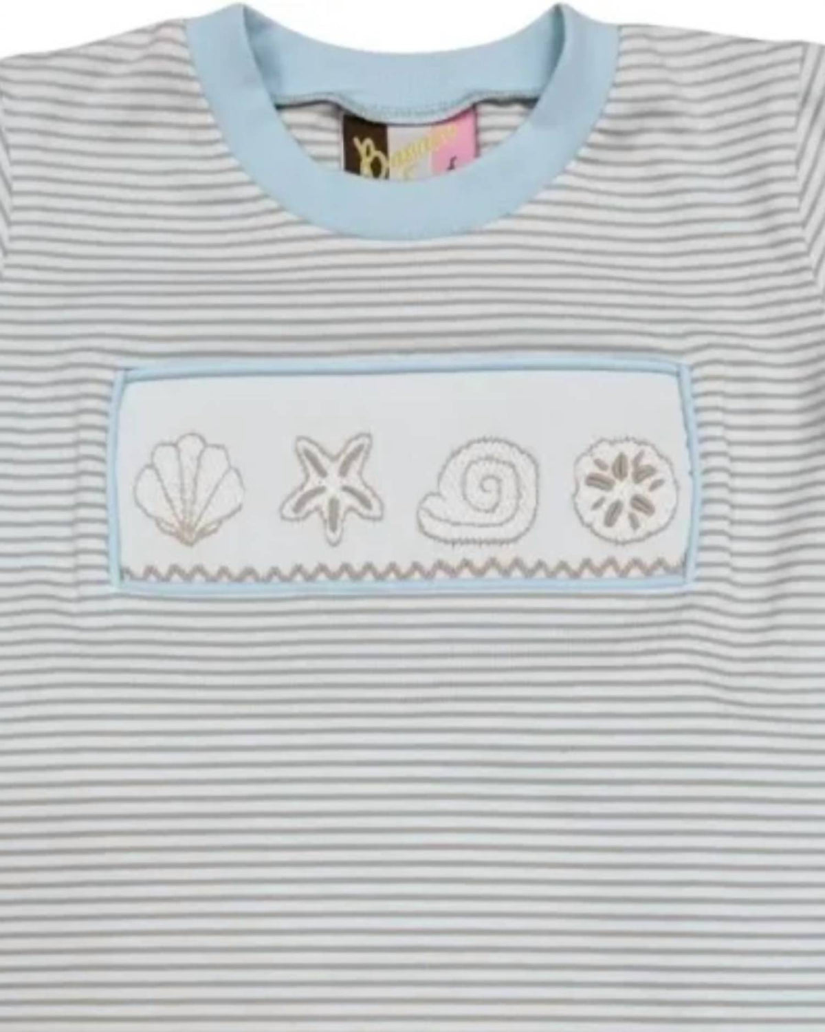 Banana Split - Kid's Seashell Smocked Set