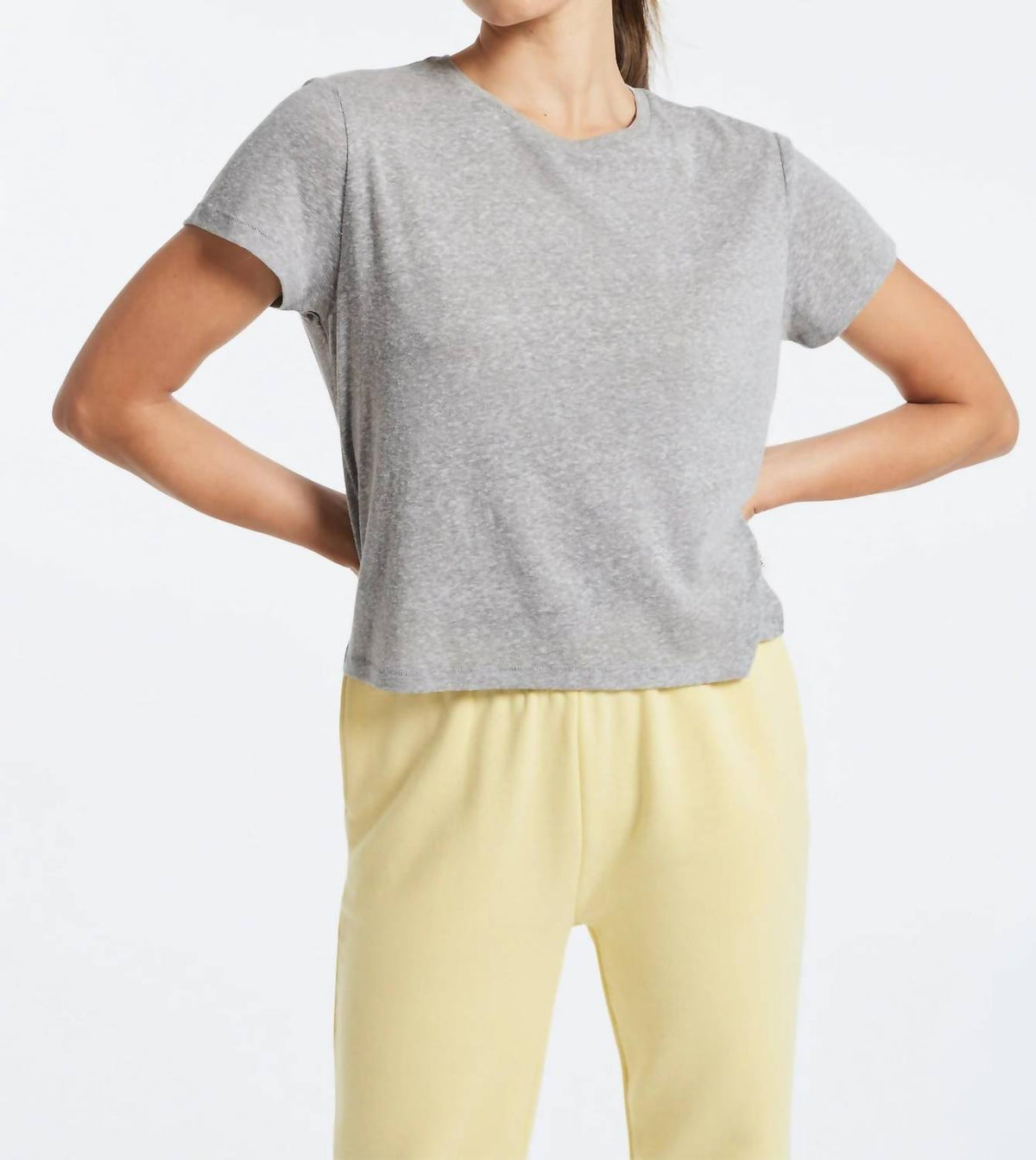 Bandier - Bowery Boxy Tri-blend Tee