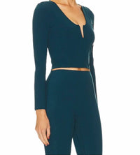 Bandier - Deep V-neck Top