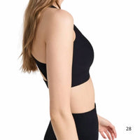 Bandier - Rib Front Row Bra
