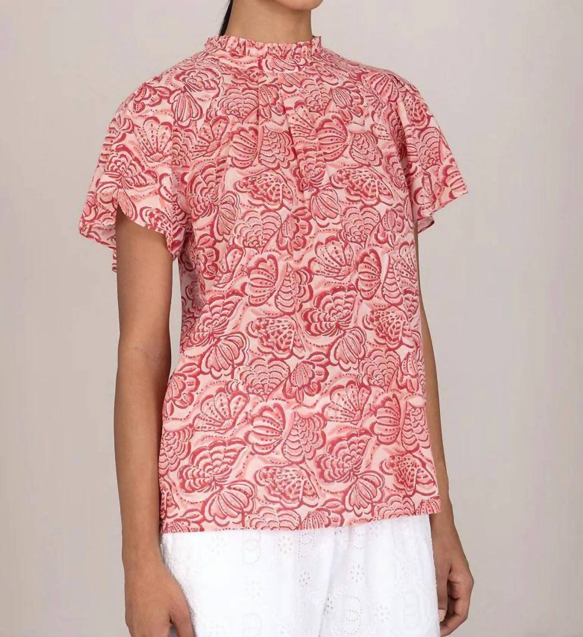 Banjanan - Joyful Shell Pattern Top