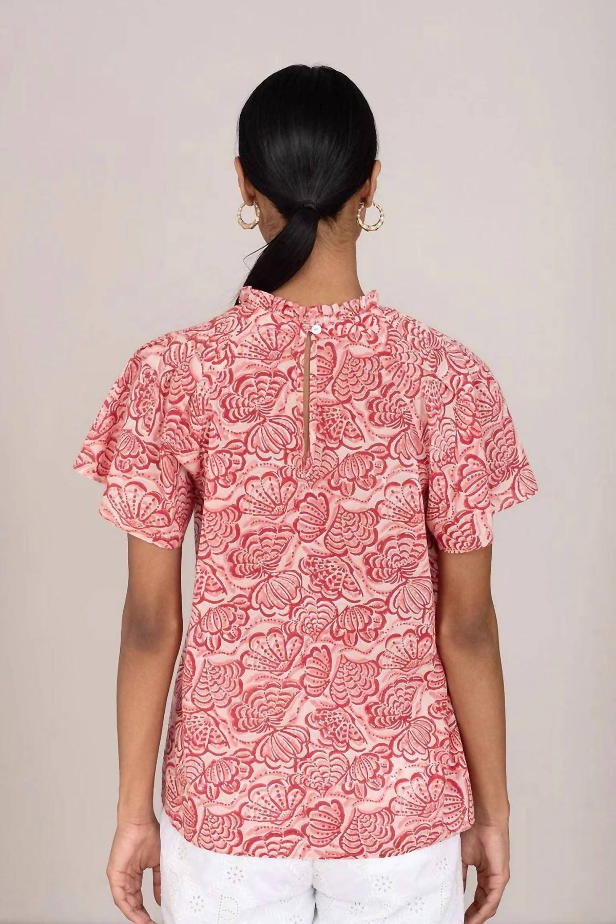 Banjanan - Joyful Shell Pattern Top