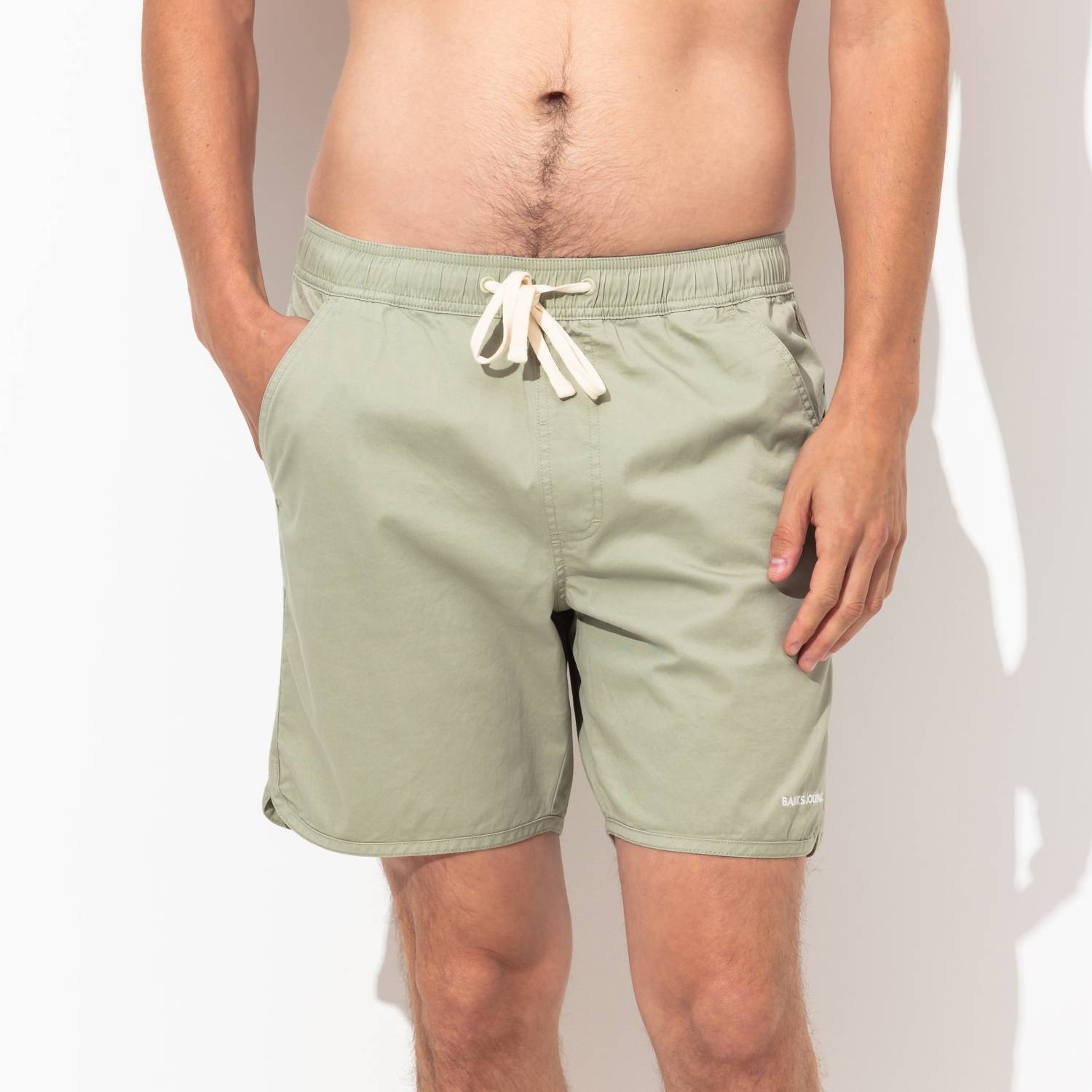 Banks Journal - Label Elastic Boardshort - board - shorts - clothing - green