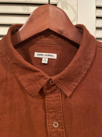 Banks Journal - Men's Roy Long Sleeve Woven Shirt - brown - casual - button - down - shirts - clothing