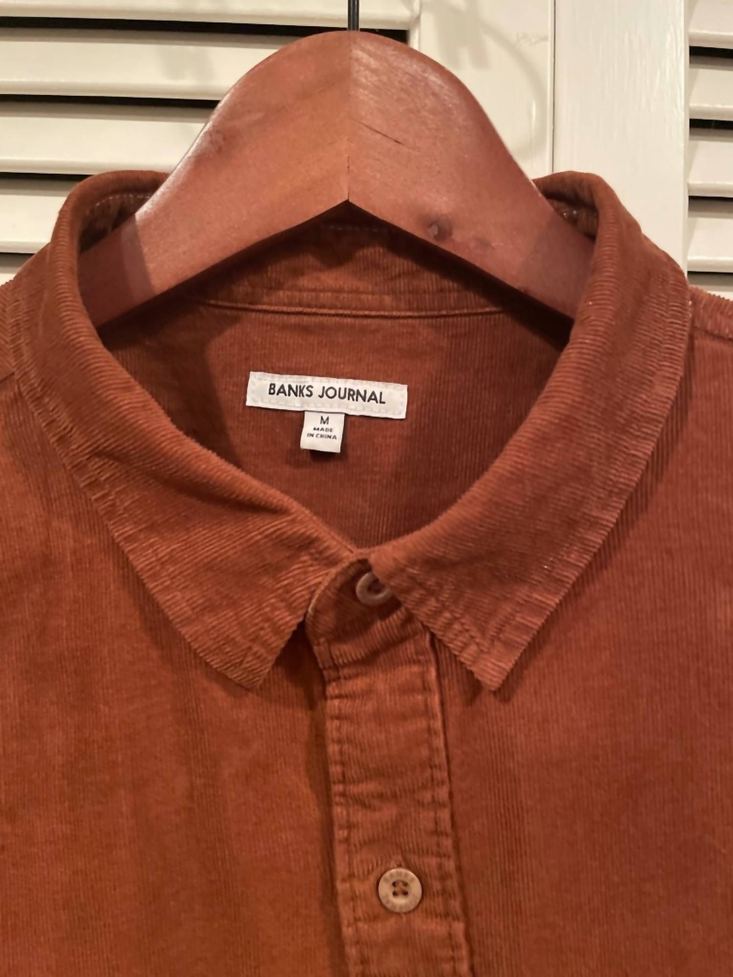 Banks Journal - Men's Roy Long Sleeve Woven Shirt - brown - casual - button - down - shirts - clothing