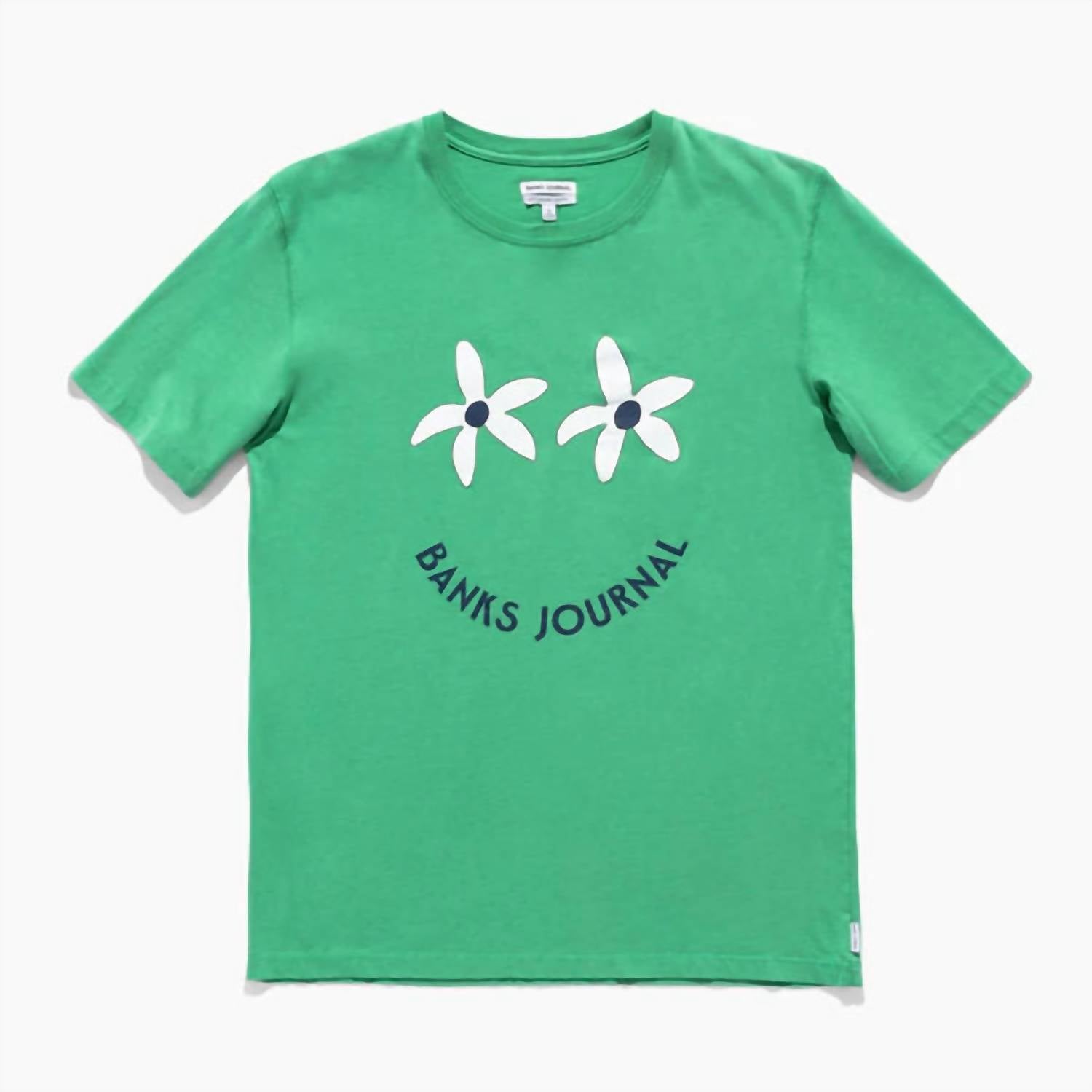 Banks Journal - Smile Faded Tee - clothing - cotton - graphic