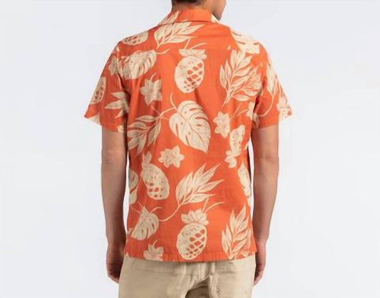 Banks Journal - Vibes Short Sleeve Woven Shirt - casual - button - down - shirts - clothing - cotton