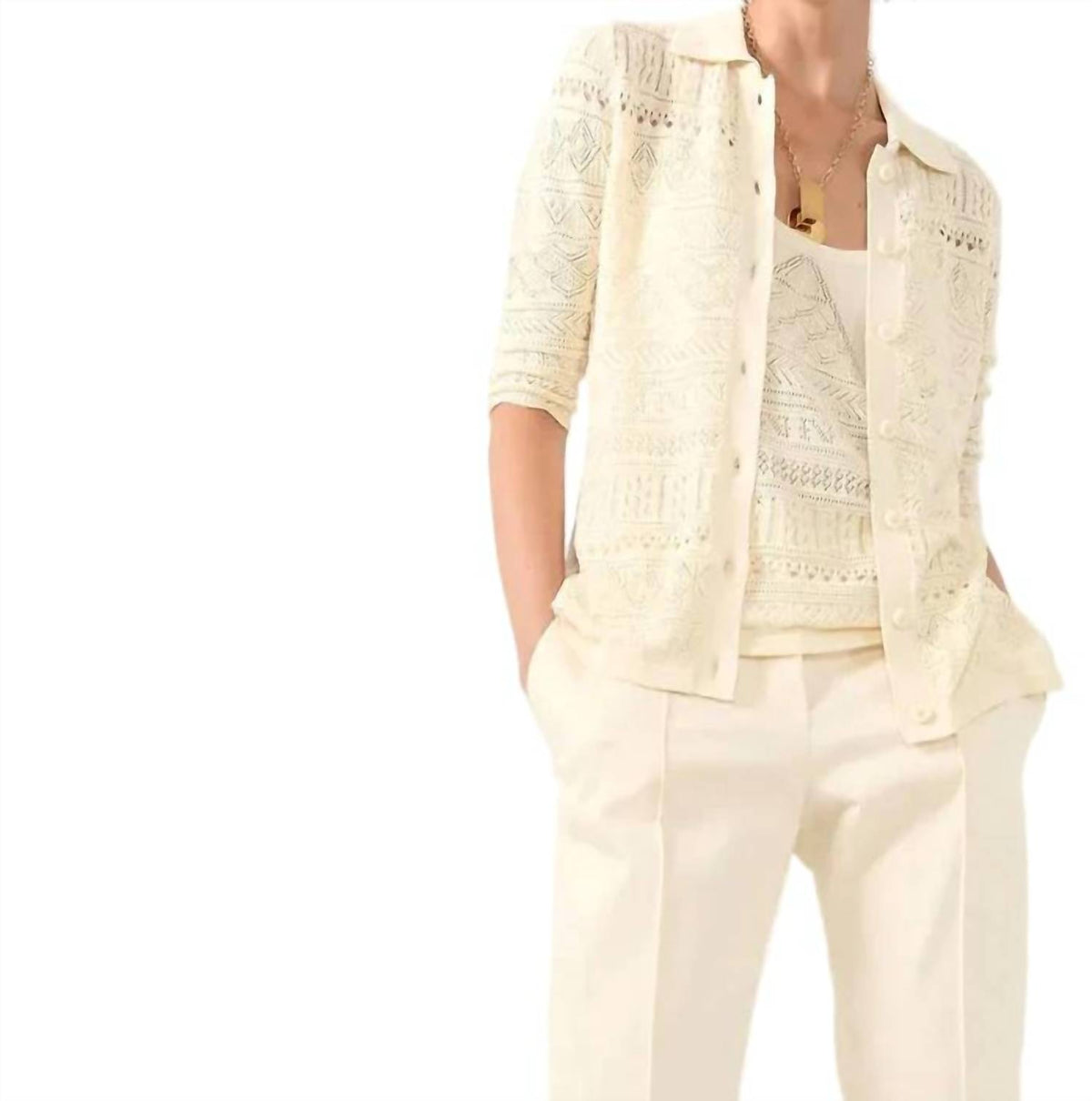 Barbara Bui - Open knit cardigan