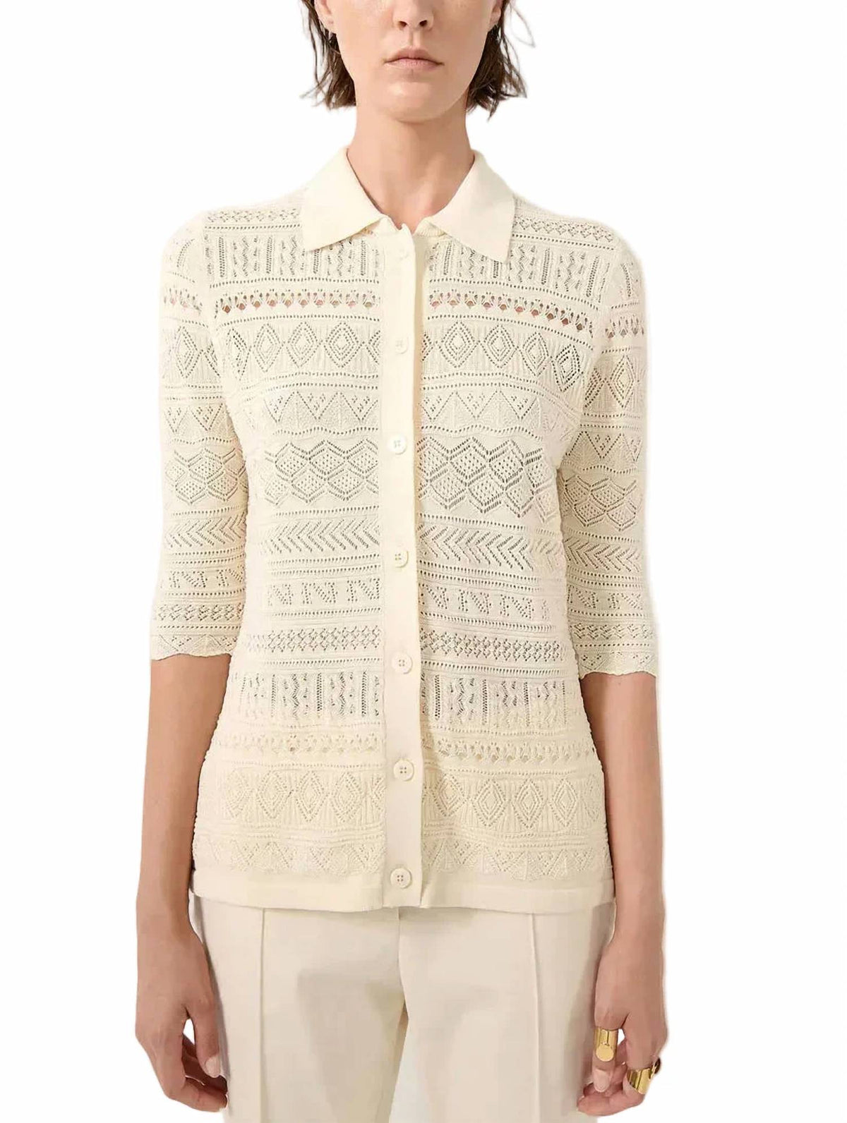 Barbara Bui - Open knit cardigan