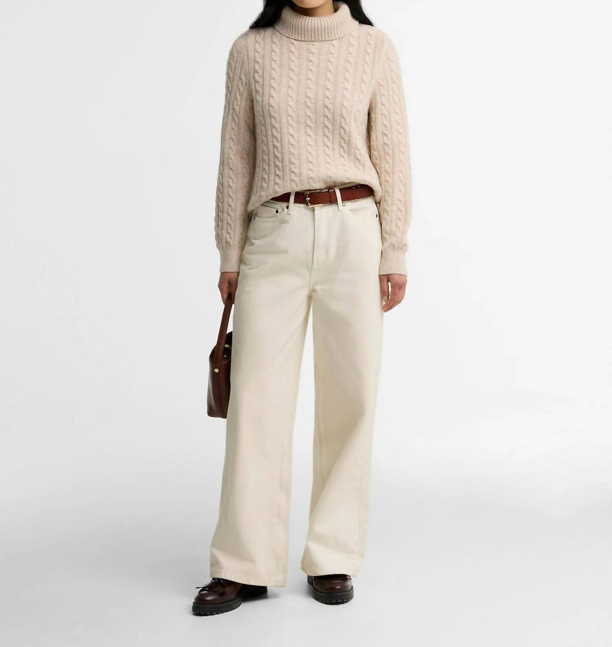 Barbour - Ambleside Cable Knit Rollneck Jumper