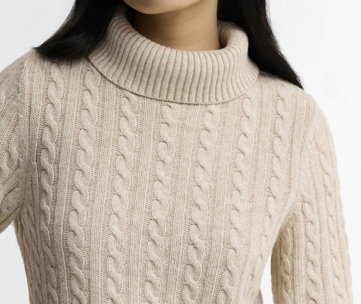 Barbour - Ambleside Cable Knit Rollneck Jumper