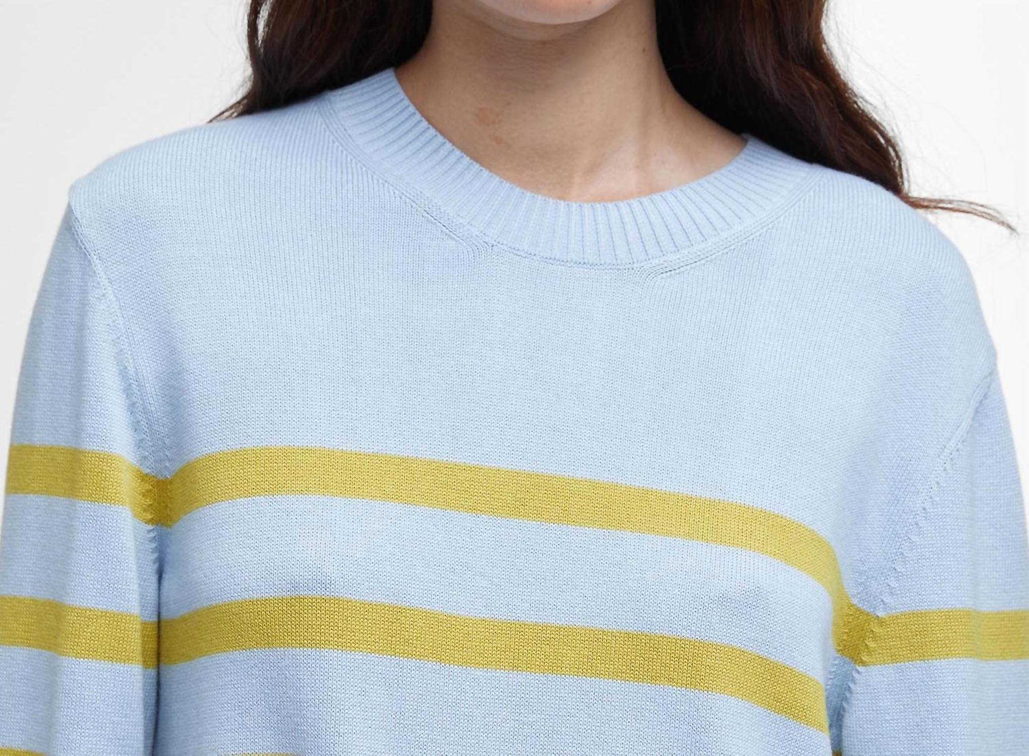 Barbour - Bronya Knitted Jumper - blue - clothing - cotton - blend