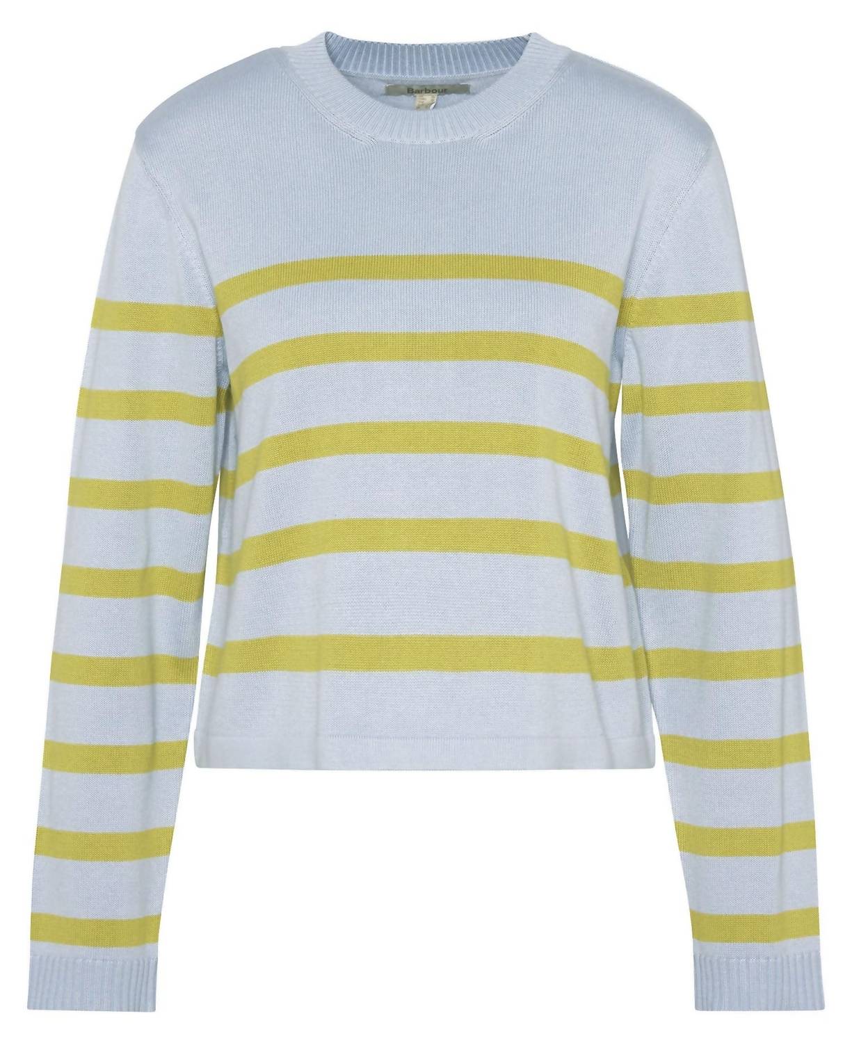 Barbour - Bronya Knitted Jumper - blue - clothing - cotton - blend
