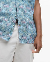 Barbour - Devon Print Shirt - blue - clothing - cotton