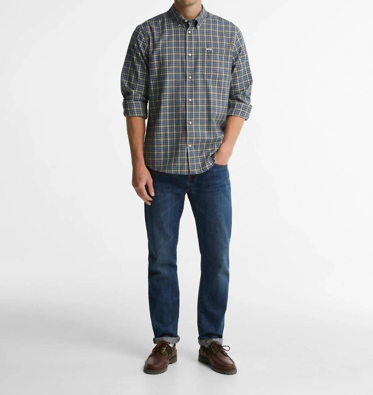 Barbour - Dishford Thermo Weave Regular Fit Checked Shirt