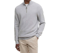 Barbour - Essential Honeycomb Half Zip Sweater