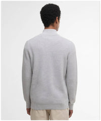 Barbour - Essential Honeycomb Half Zip Sweater