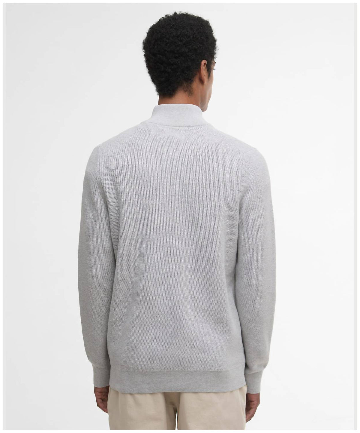Barbour - Essential Honeycomb Half Zip Sweater