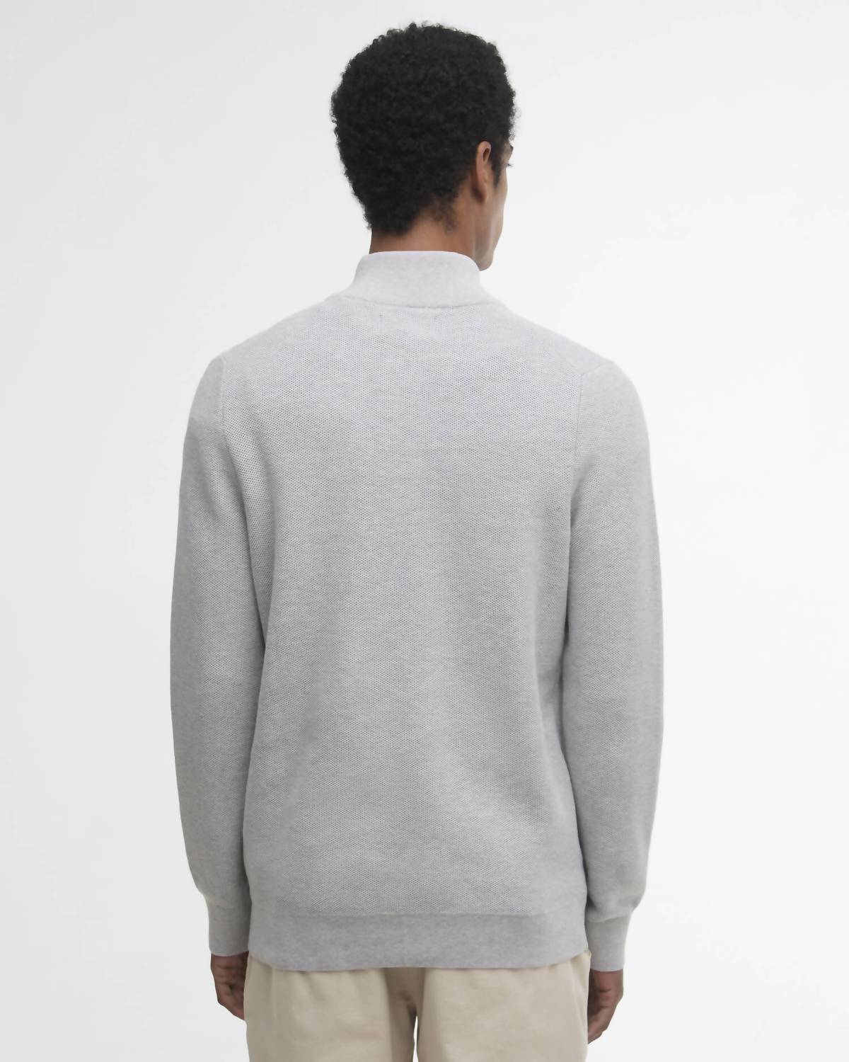 Barbour - Essential Honeycomb Quarter Zip Jumper
