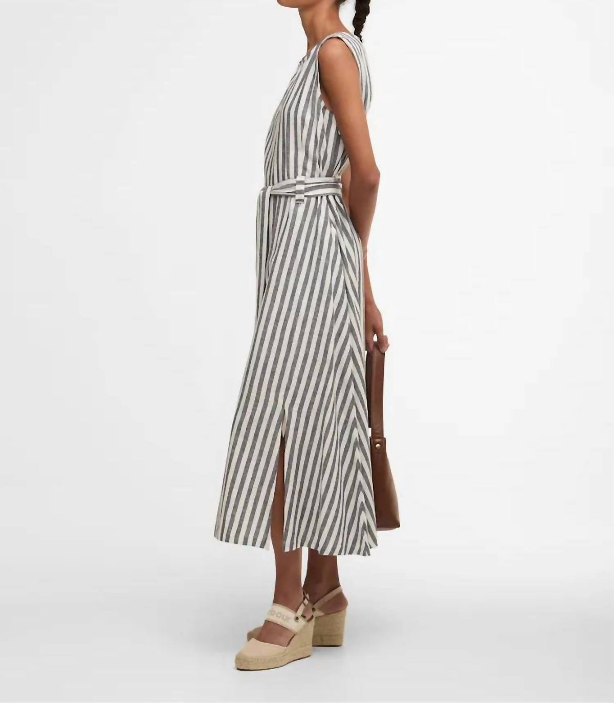 Barbour - Inez Striped Midi Dress