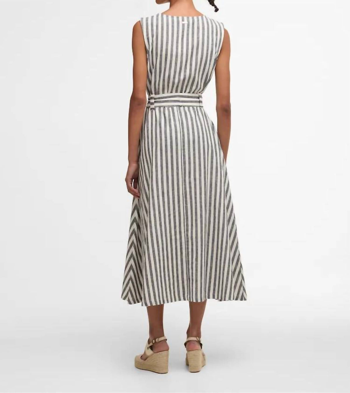 Barbour - Inez Striped Midi Dress