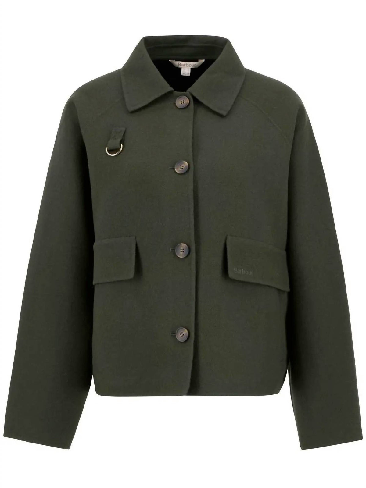 Barbour - Leonie Cropped Wool Blend Overshirt