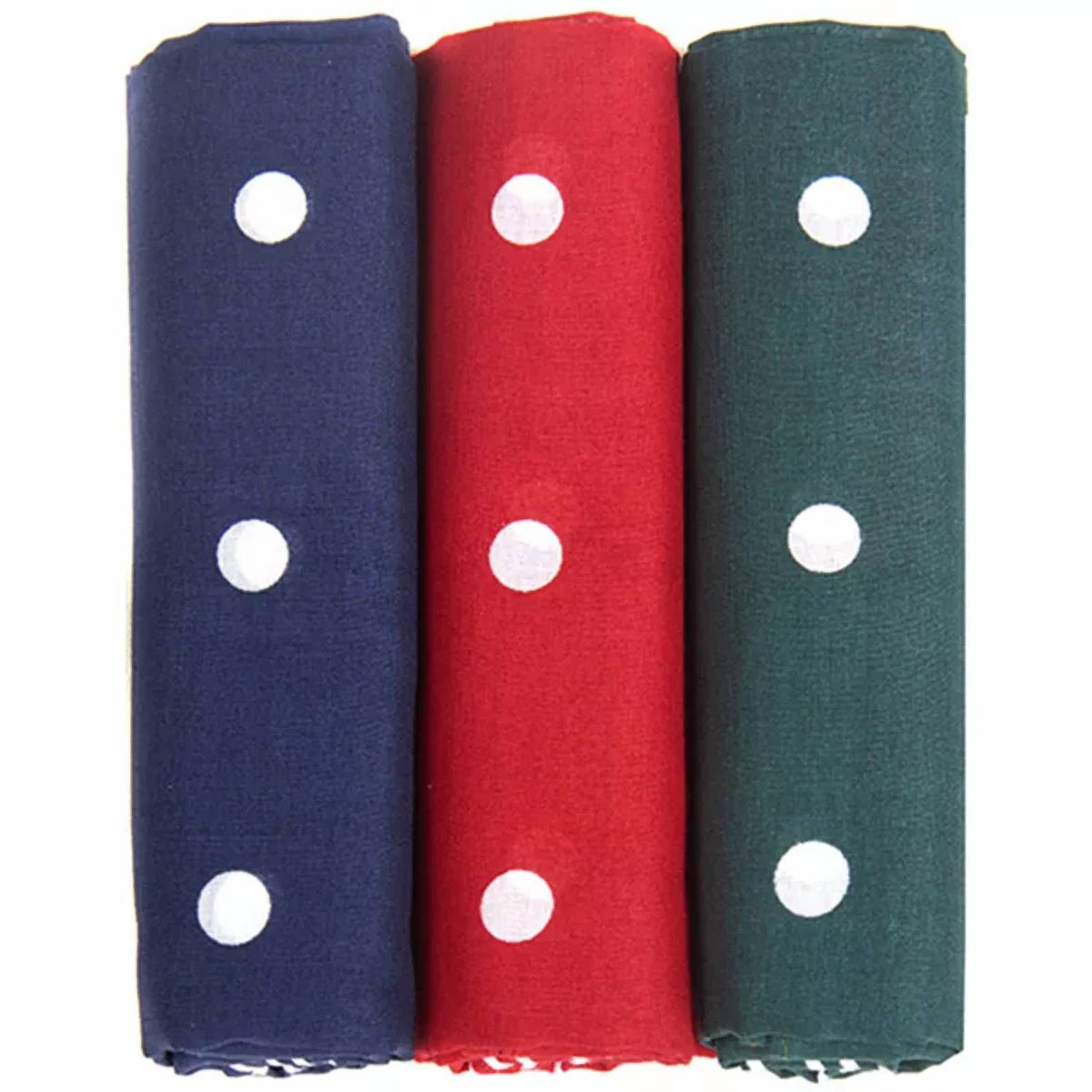 Barbour - SPOTTED HANDKERCHIEF - PACK OF 3