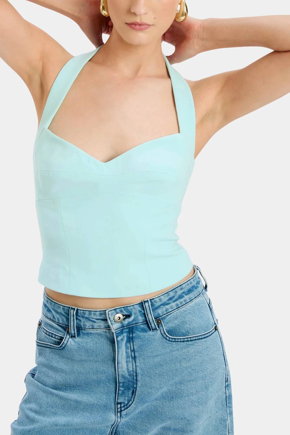 Bardot - DESERAE HALTER TOP
