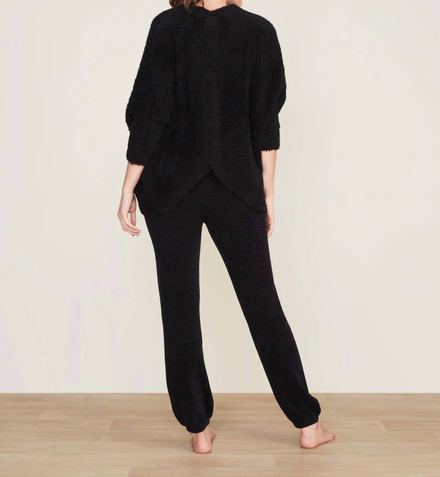 Barefoot Dreams - Cozy Chic Shrug - black - clothing - ponchos