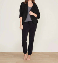 Barefoot Dreams - Cozy Chic Shrug - black - clothing - ponchos