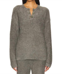 Barefoot Dreams - Cozychic Lite Textured Pullover - clothing - green - hoodies