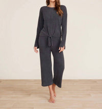 Barefoot Dreams - Cozychic Ultra Lite Culotte Lounge Pants - black - clothing - joggers