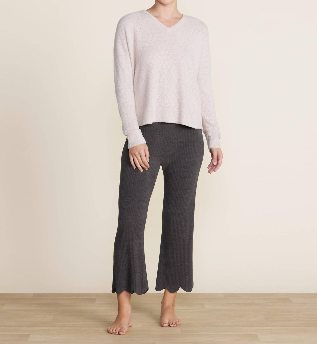 Barefoot Dreams - Diamond Pointelle Pullover