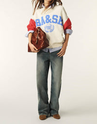 Ba&Sh - Benjamin Sweatshirt - beige - clothing - cotton - blend