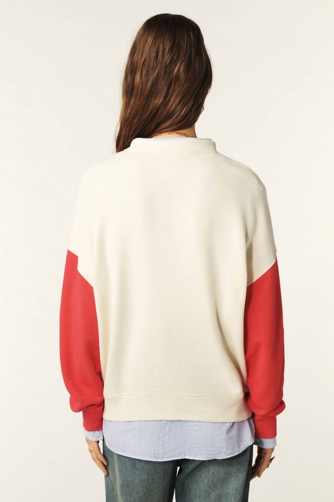 Ba&Sh - Benjamin Sweatshirt - beige - clothing - cotton - blend