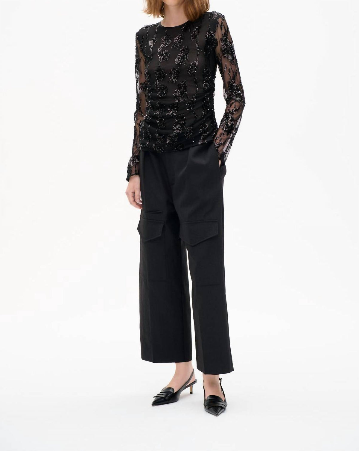 Baum Und Pferdgarten - Jenine Sequin Top
