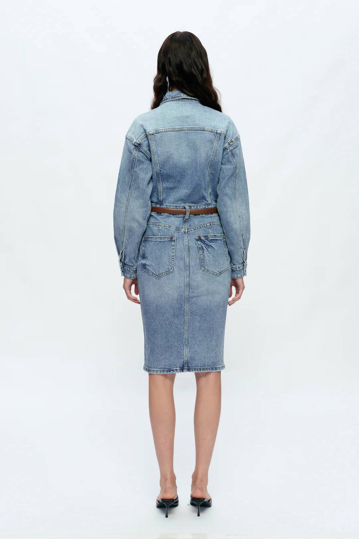 Bayeas - Doris Long Sleeve Denim Dress