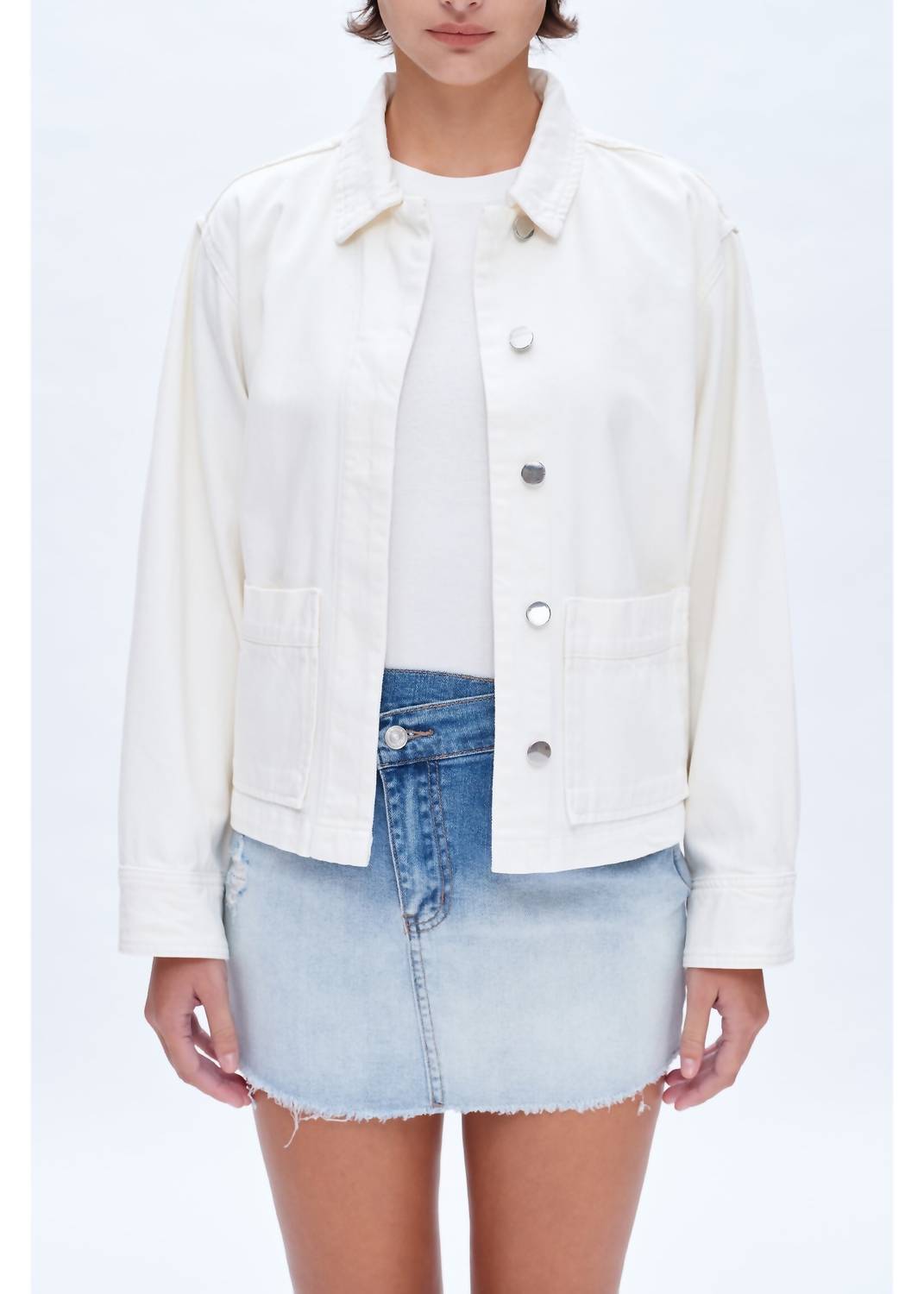 Bayeas - Oversized Button Up Jacket