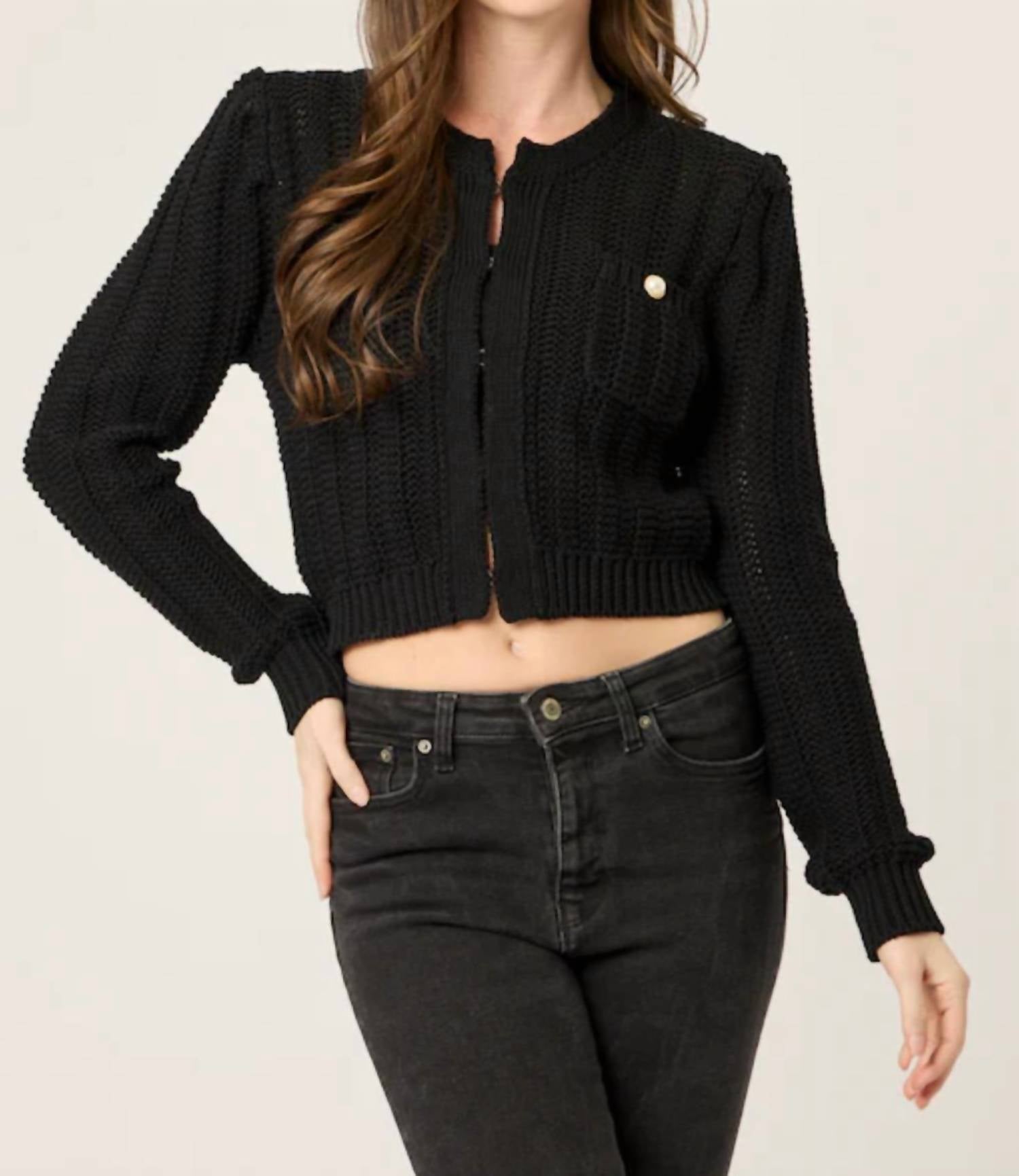 Btb Los Angeles - Jade Long Sleeve Cardigan