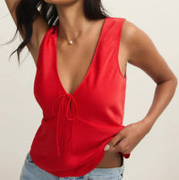 Z Supply - Luana V Neck Satin Top