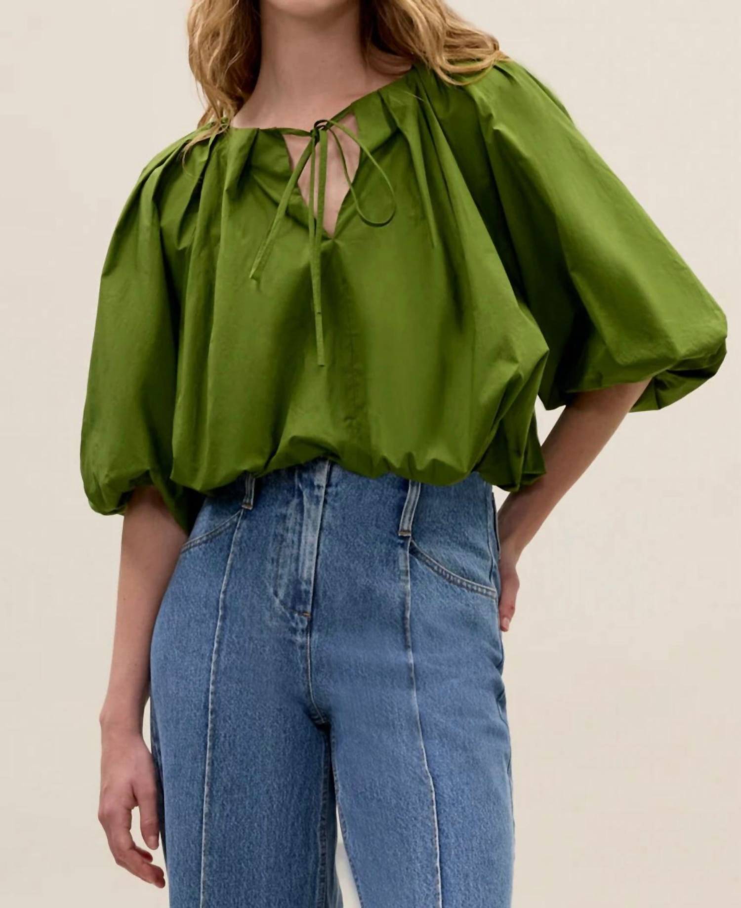 Rebecca Taylor - Yara Poplin Bubble Top