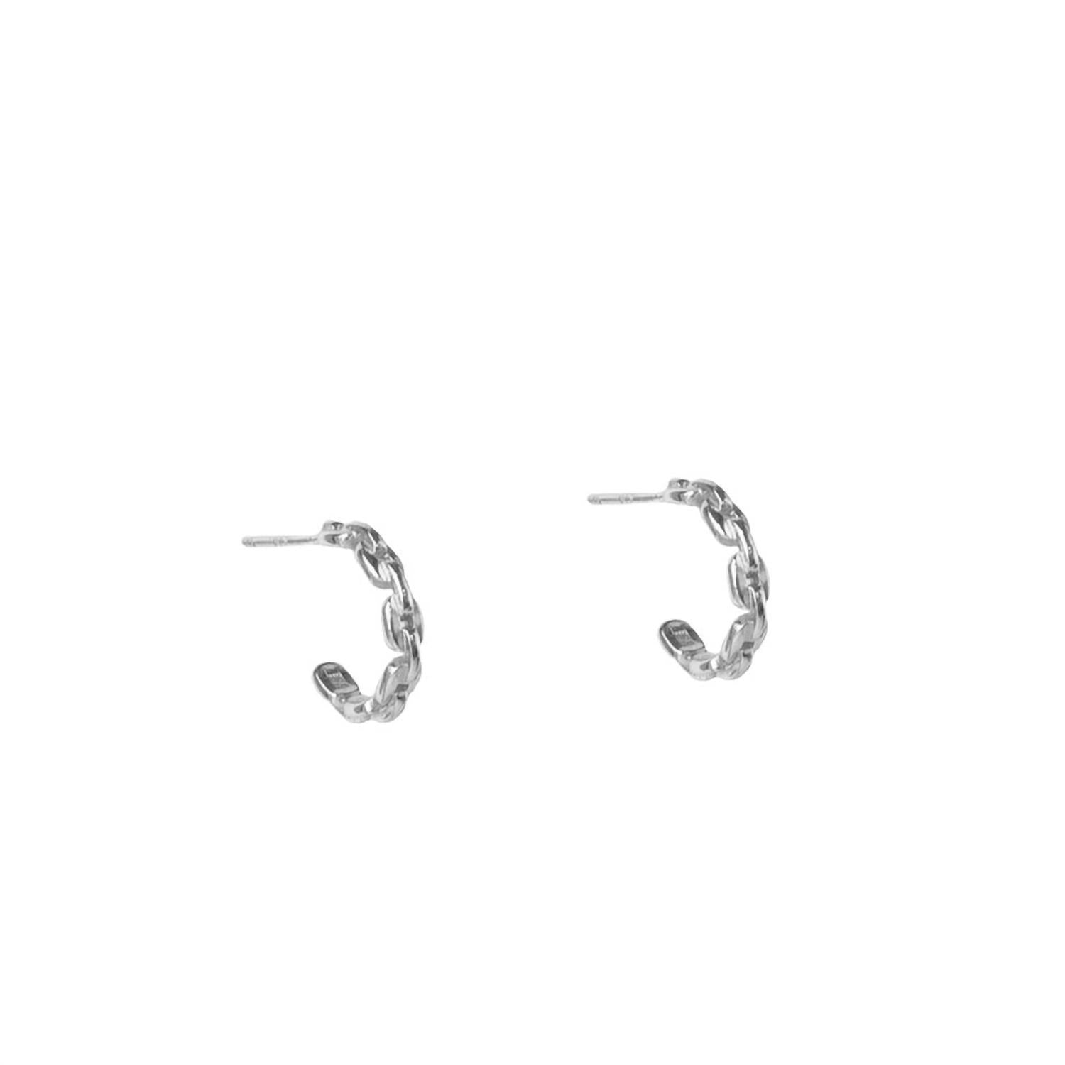 Marlyn Schiff - Women's Mini Link Hoop Earrings