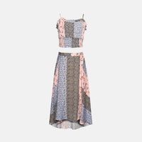 Hannah Banana - Women's High-low Patchwork Floral Skirt
