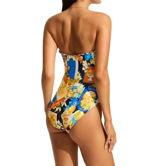 Seafolly - Ciaobella Bandeau One Piece Swimsuit