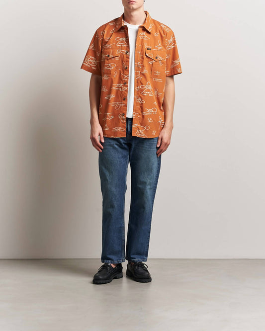 Filson - Short Sleeve Washed Feather Cloth Shirt