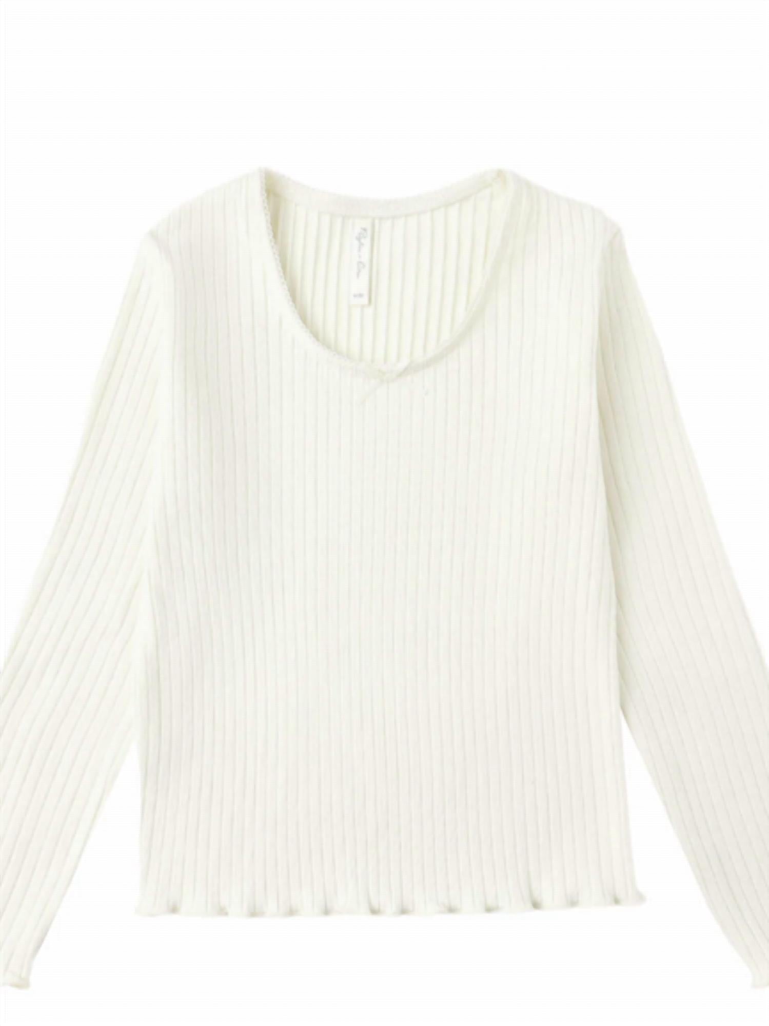 Rylee + Cru - Girls' Teen Ribbed Long Sleeve Tee