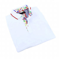 Eight X - Men's Polo Shirt With Colorful Trim