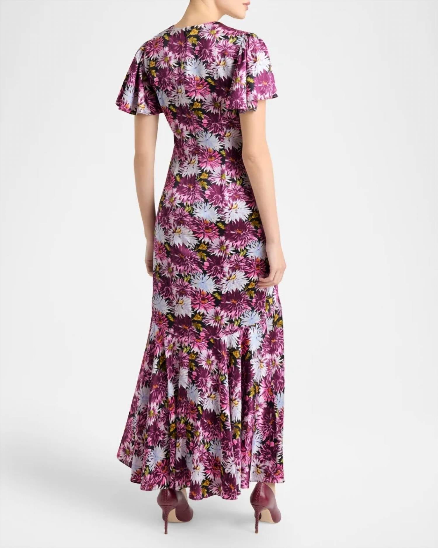 Cinq A Sept - Kordyn Dahlia Print Dress